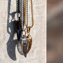 Tiger Claw Necklace in Black