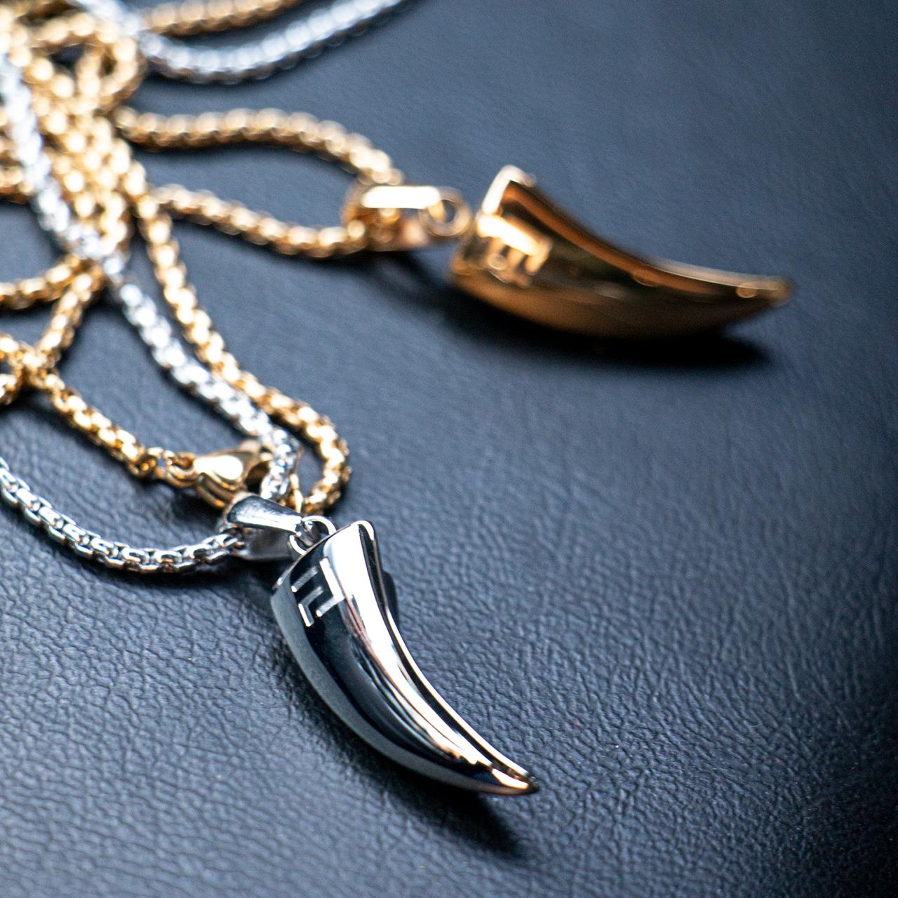 Tiger Claw Necklace in Black