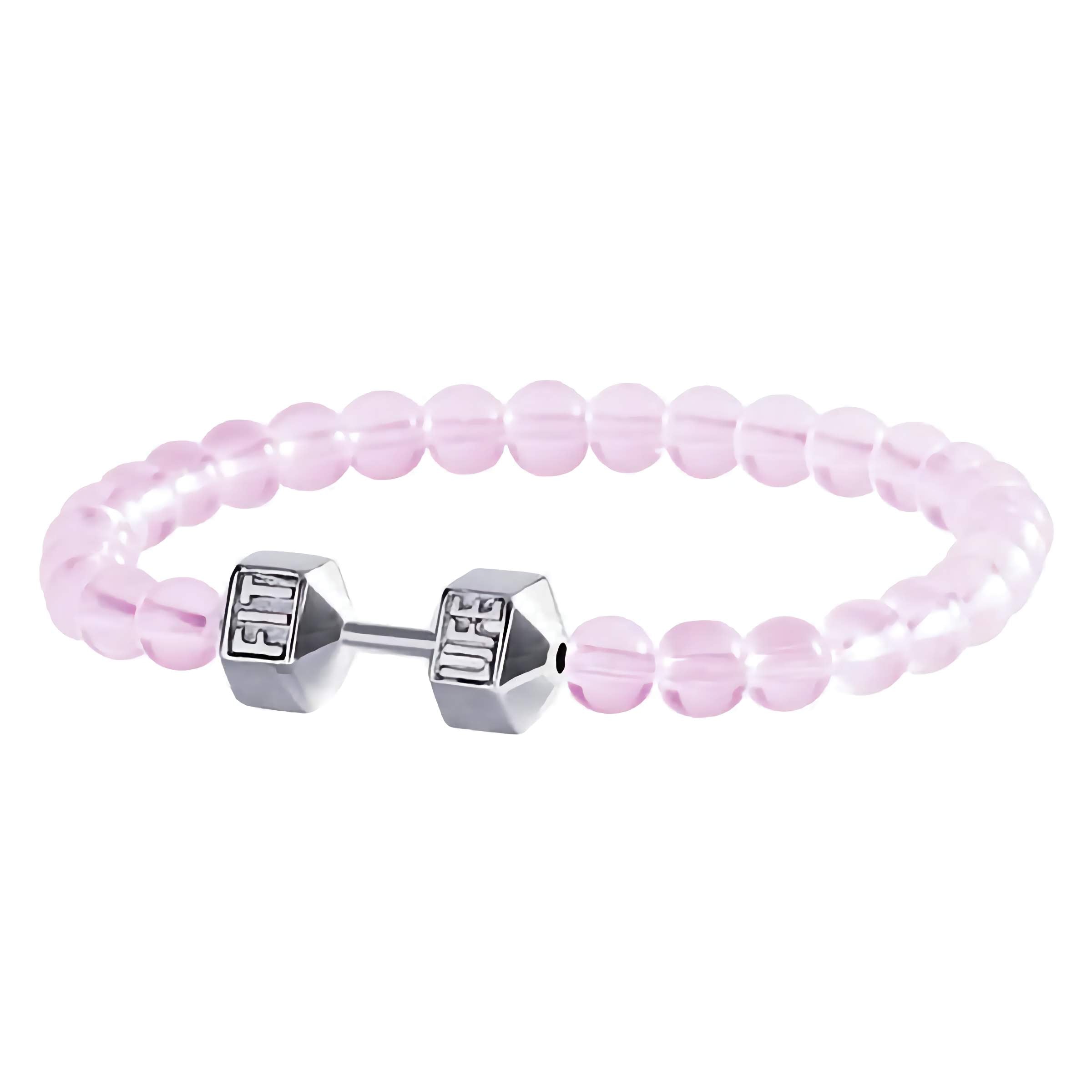 Pink Dumbbell Bracelet