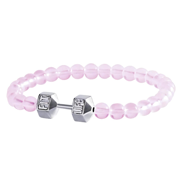 Pink Dumbbell Bracelet