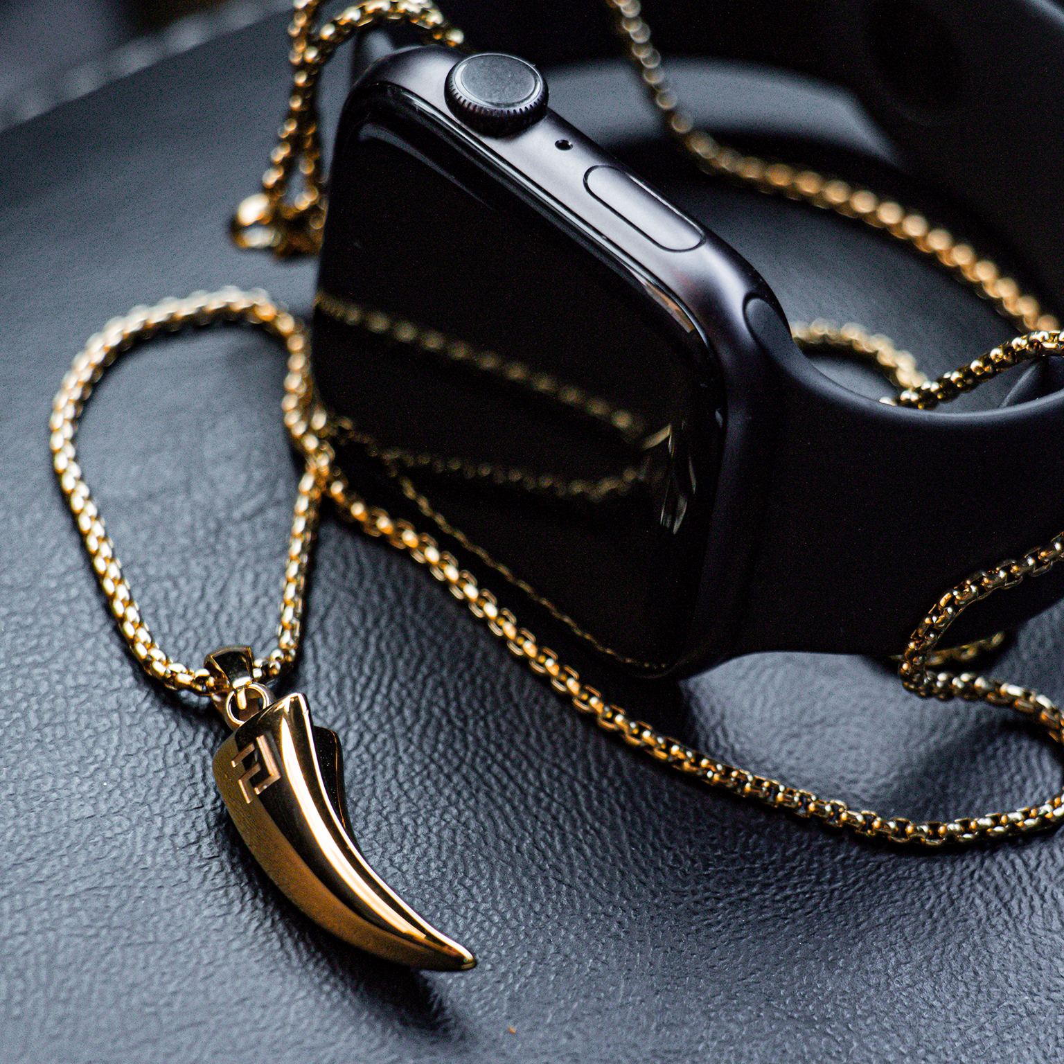 Tiger Claw Necklace in Gold