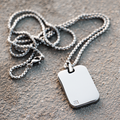 Classic ID Necklace in Silver