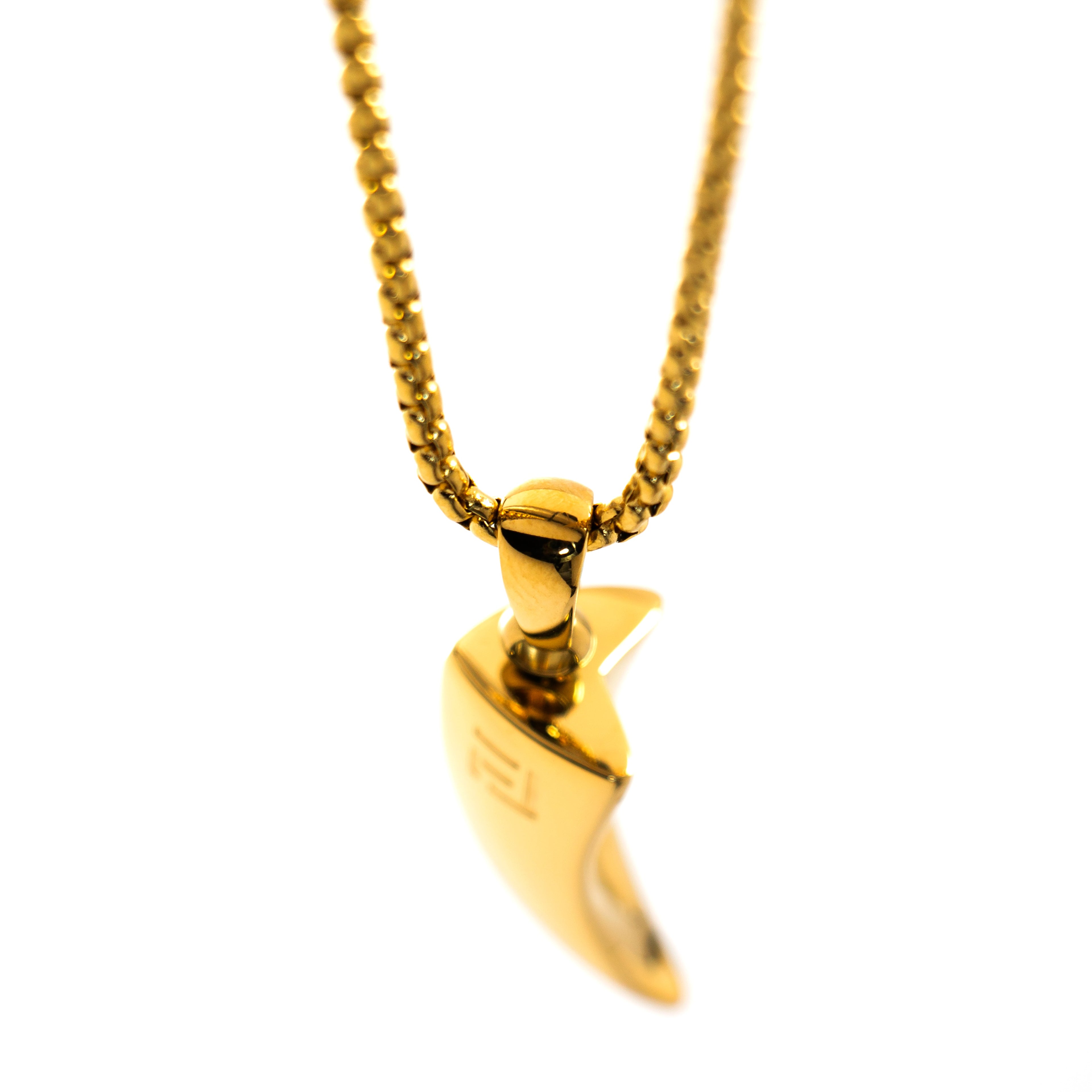 Tiger Claw Necklace in Gold