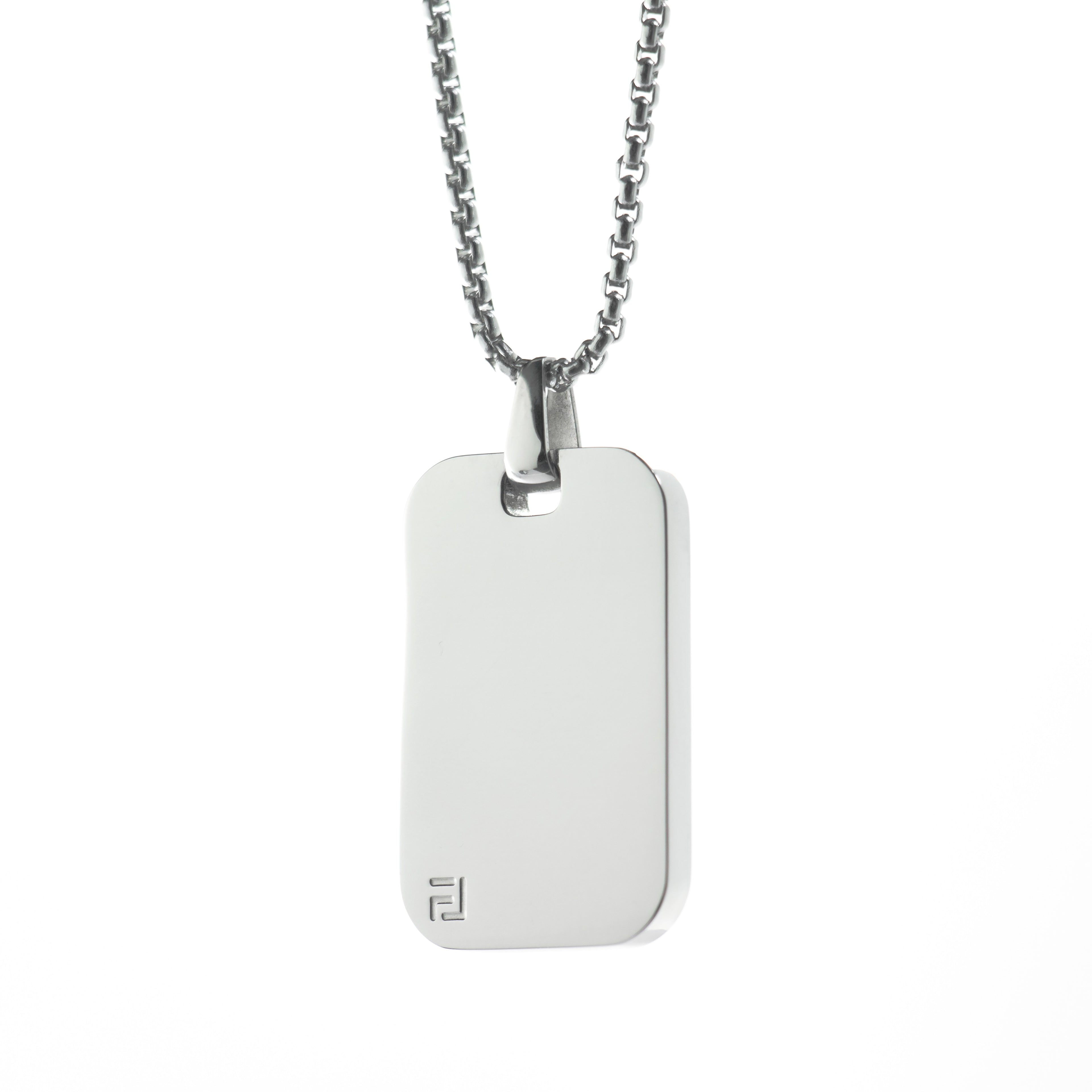 Classic ID Necklace in Silver