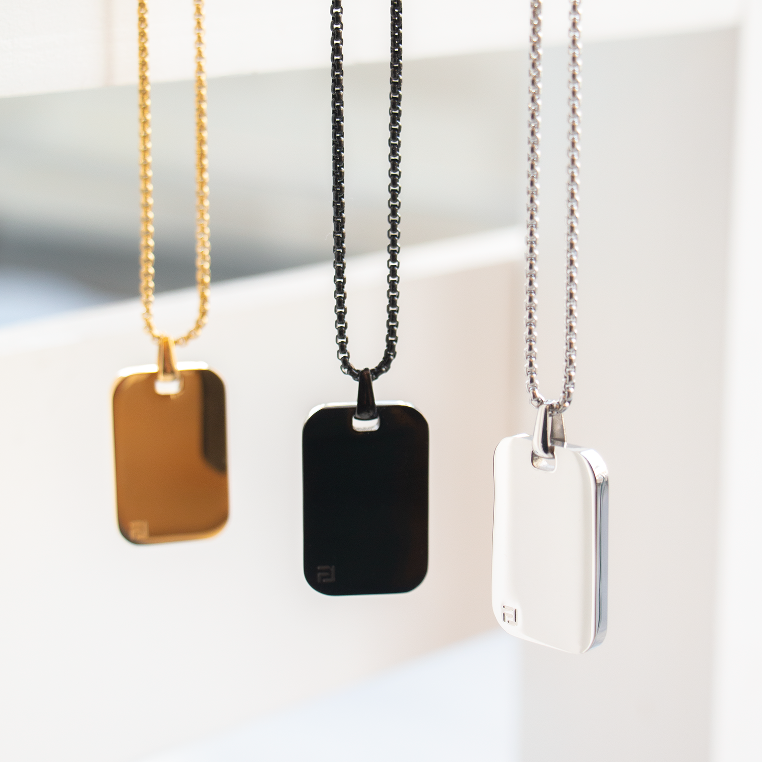 Classic ID Necklace in Gold