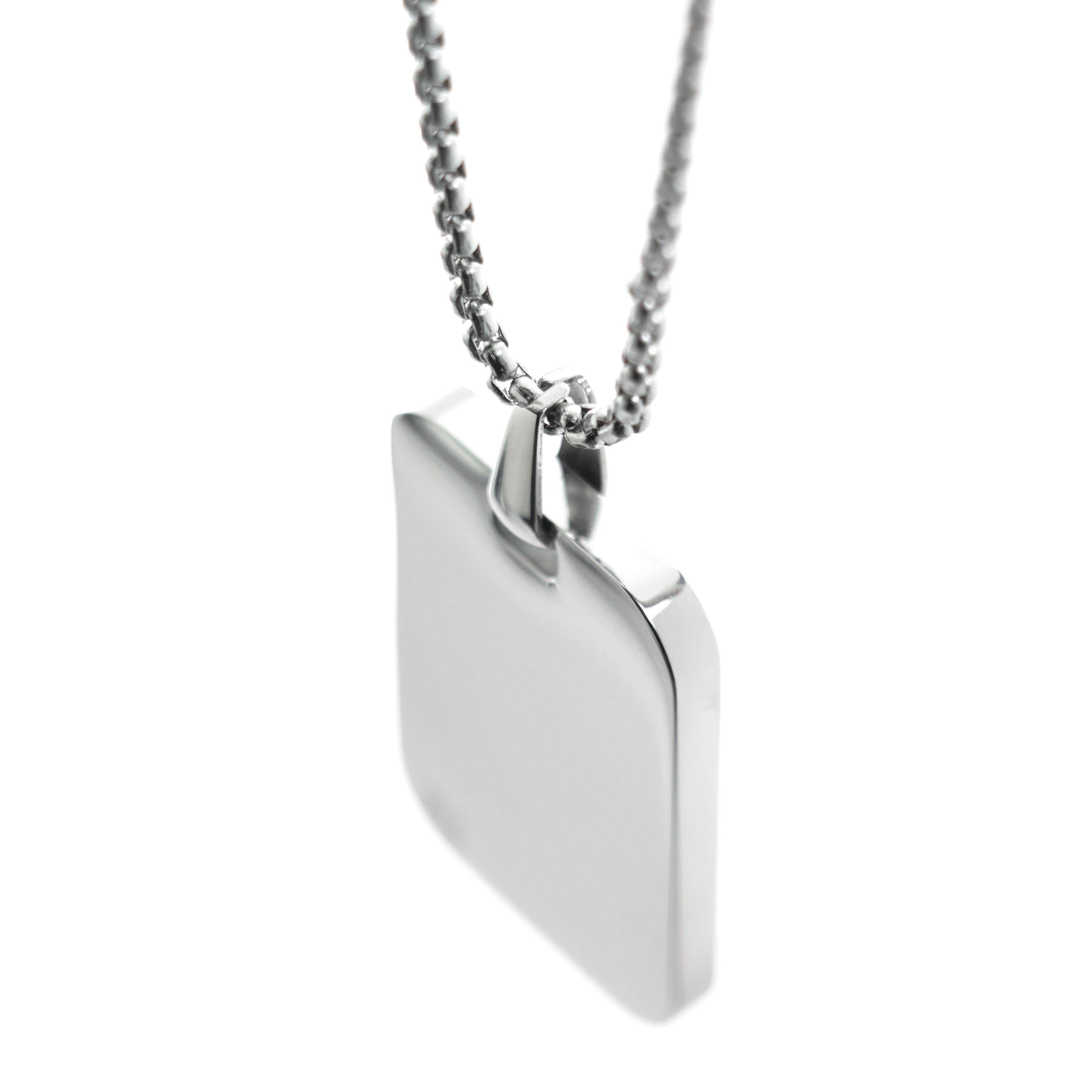 Classic ID Necklace in Silver