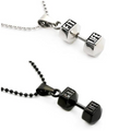2 Dumbbell Necklaces Pack