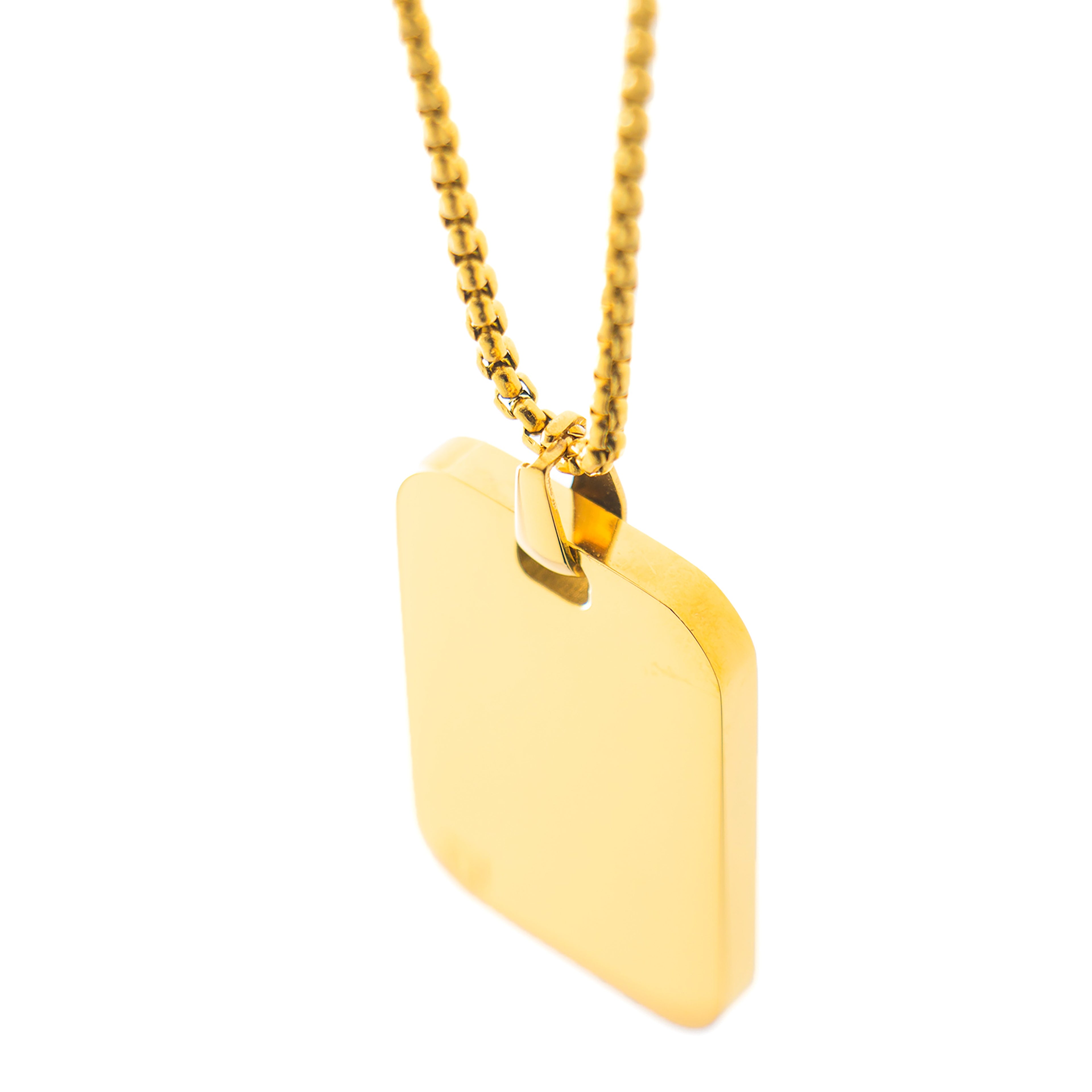 Classic ID Necklace in Gold