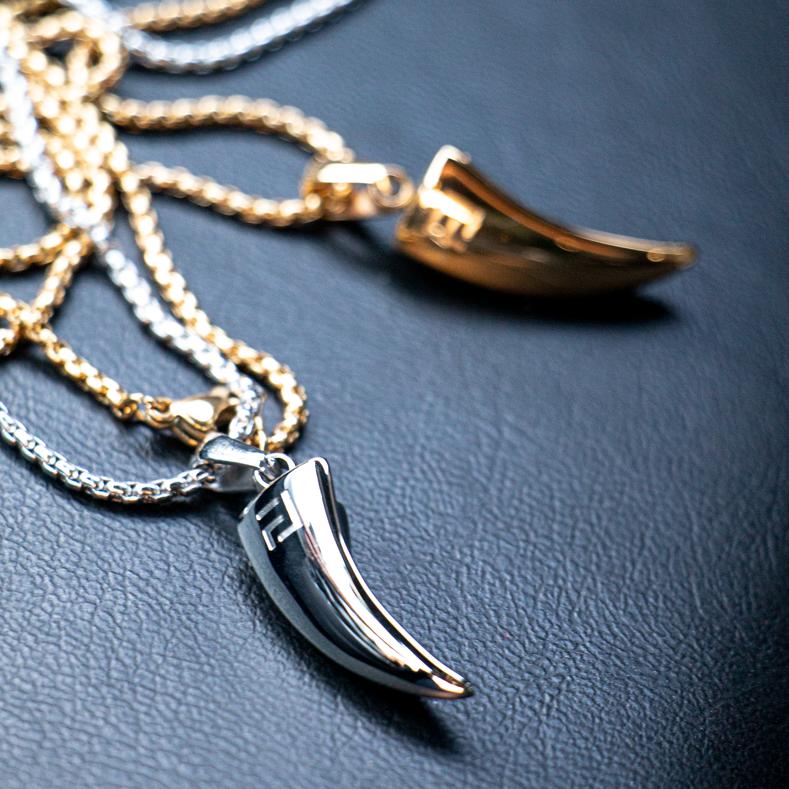 Tiger Claw Necklace in Gold