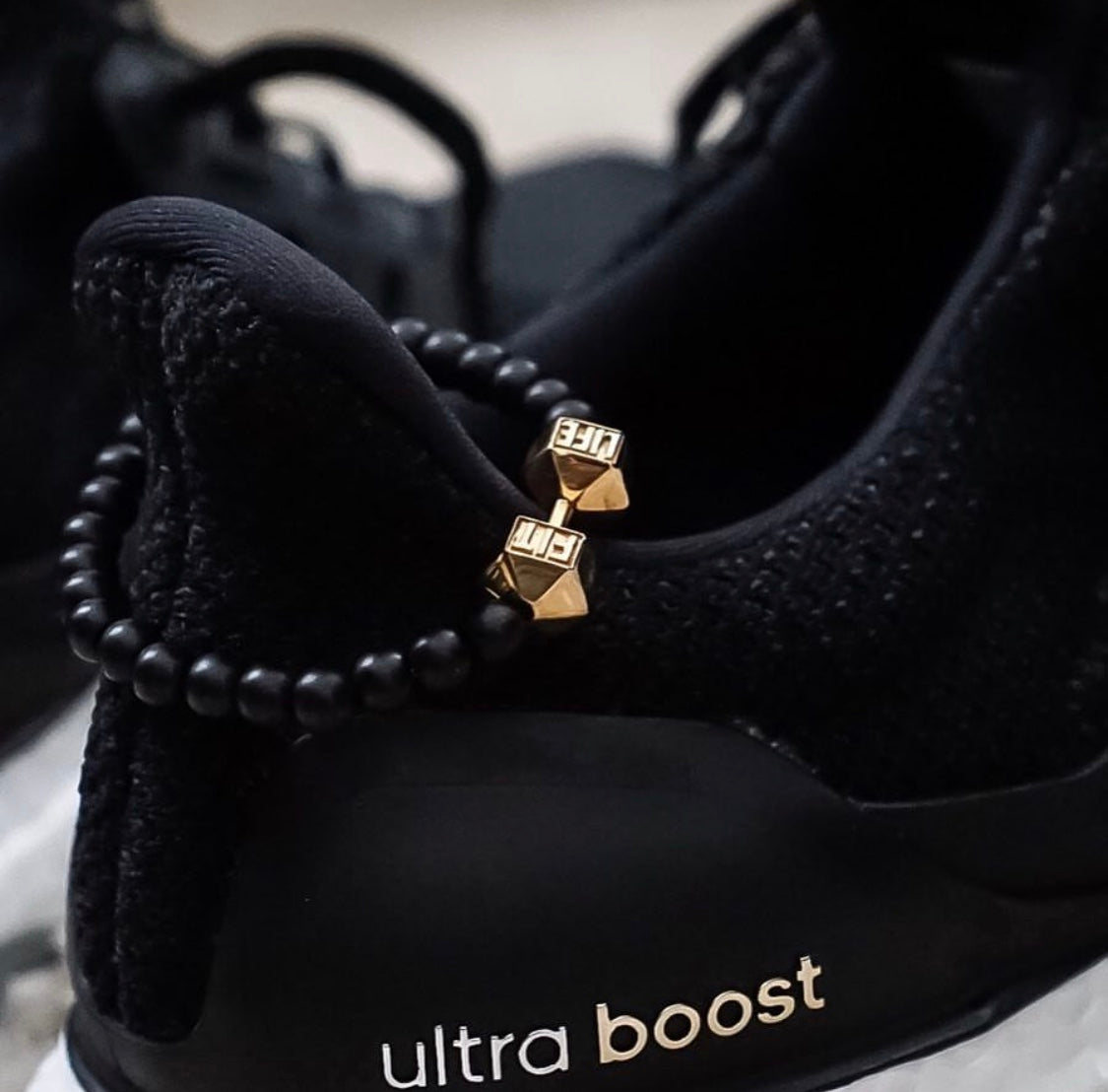 Gold Dumbbell Bracelet