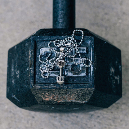 2 Dumbbell Necklaces Pack