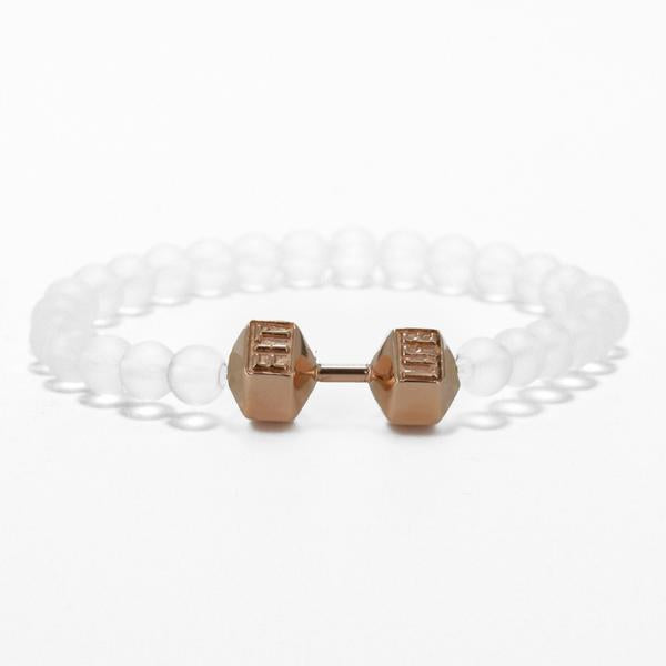 LIMITED EDITION Rose Gold Dumbbell Bracelet