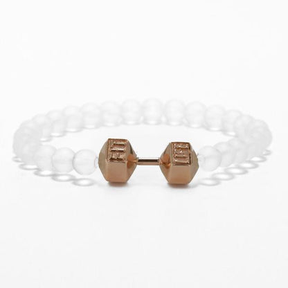 LIMITED EDITION Rose Gold Dumbbell Bracelet